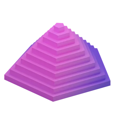 Pirâmide pentagonal  3D Icon