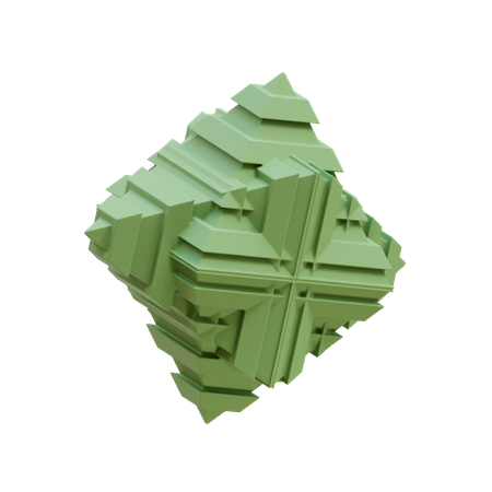Teseracto piramidal  3D Icon