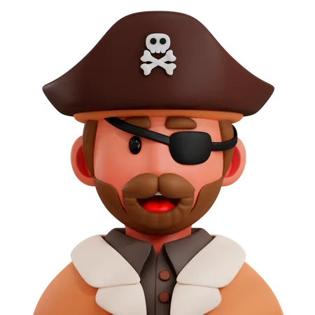 Pirat  3D Icon