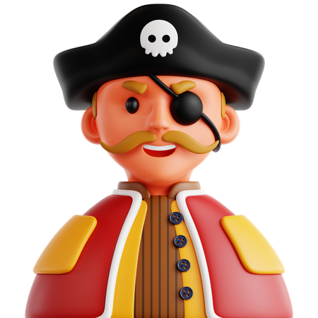 Pirata  3D Icon