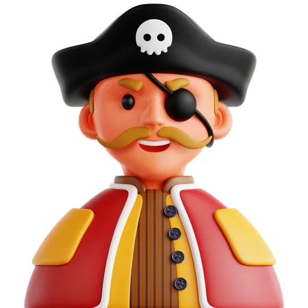 Pirata  3D Icon