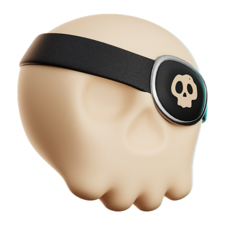 Pirata calavera  3D Icon