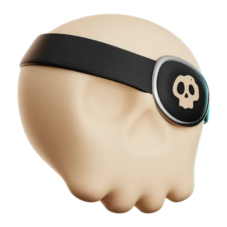 Pirata calavera  3D Icon