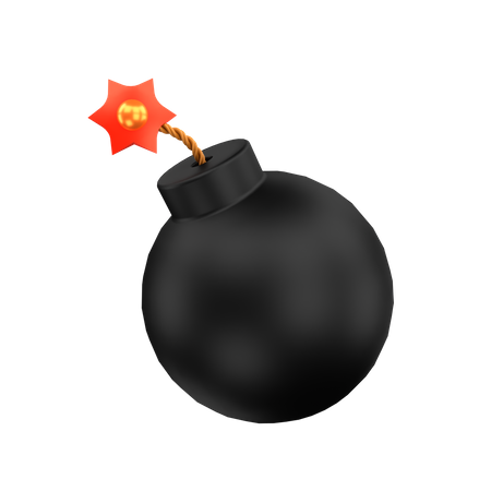 Pirate Bomb  3D Icon