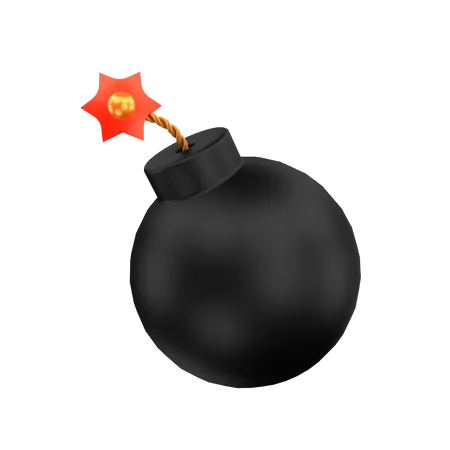 Pirate Bomb  3D Icon