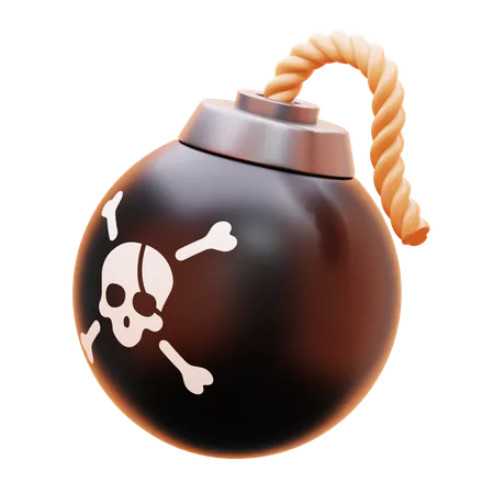 PIRATE BOMB  3D Icon