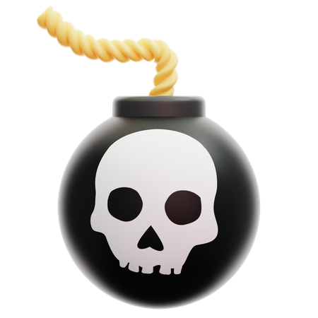 Pirate Bomb  3D Icon