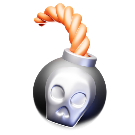 Pirate Bomb  3D Icon