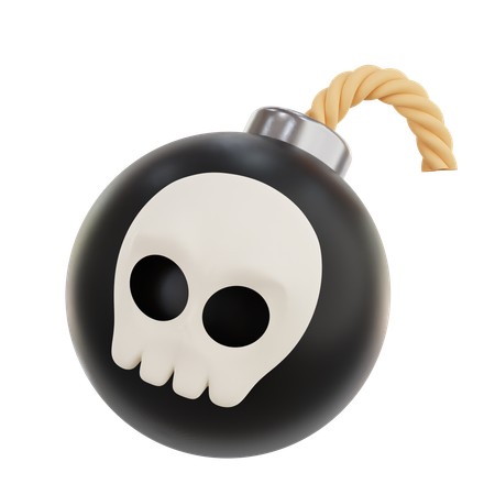 Pirate Bomb  3D Icon