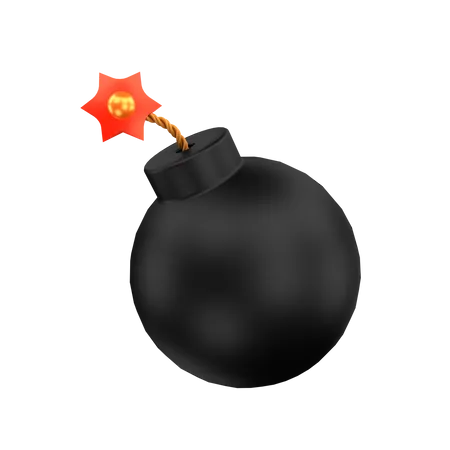 Pirate Bomb 3D Icon
