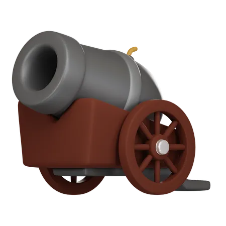 Pirate Cannon  3D Icon
