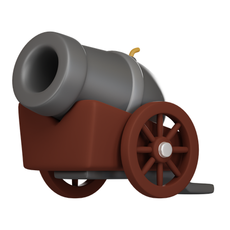 Pirate Cannon  3D Icon