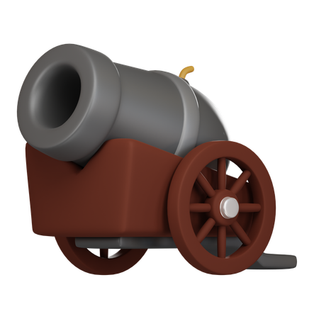 Pirate Cannon  3D Icon