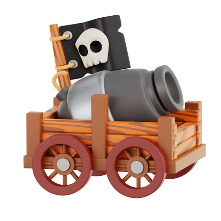 해적 캐논  3D Icon