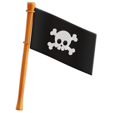 Pirate Flag  3D Icon