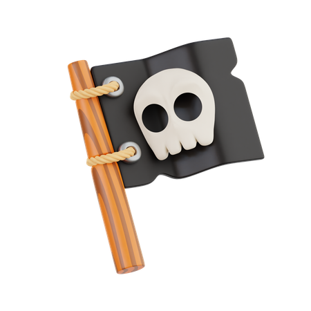 Pirate Flag  3D Icon