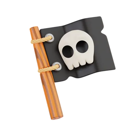 Pirate Flag  3D Icon