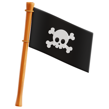 Pirate Flag  3D Icon
