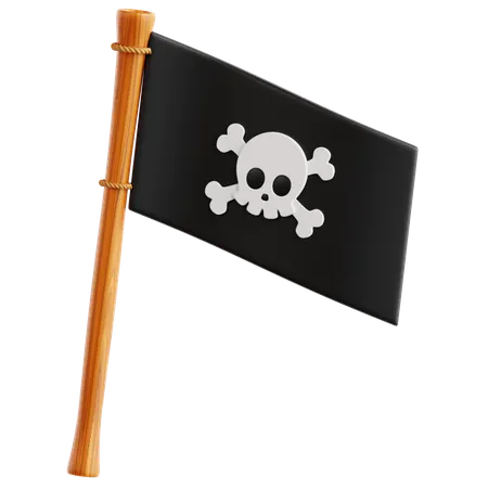 Pirate Flag  3D Icon