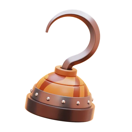 PIRATE HAND HOOK  3D Icon