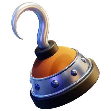 Pirate Hand Hook  3D Icon