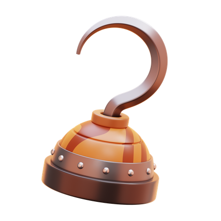 PIRATE HAND HOOK  3D Icon