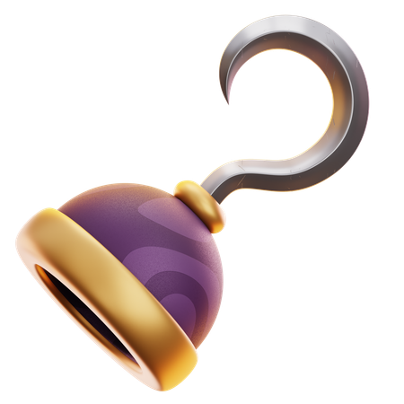 Pirate Hook  3D Icon