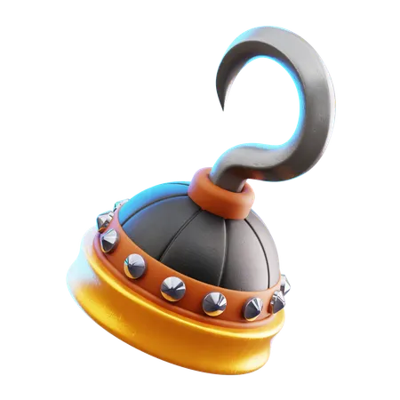 Pirate Hook  3D Icon