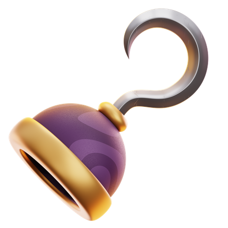 Pirate Hook  3D Icon