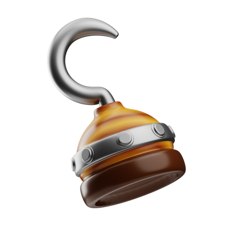 Pirate Hook  3D Icon