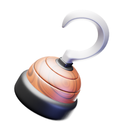 Pirate Hook  3D Icon
