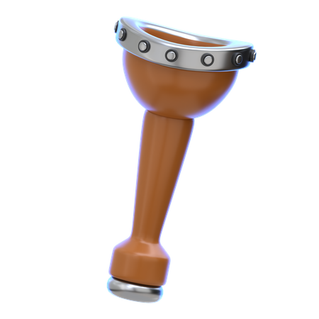 Pirate Peg Leg  3D Icon