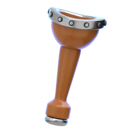 Pirate Peg Leg  3D Icon