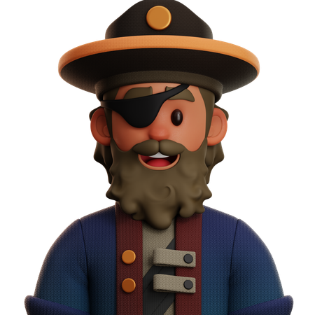 Pirate People  3D Icon