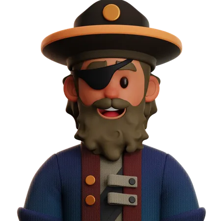 Pirate People  3D Icon