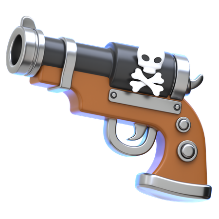 Pirate Pistol  3D Icon