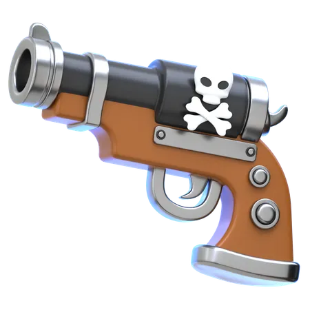 Pirate Pistol  3D Icon