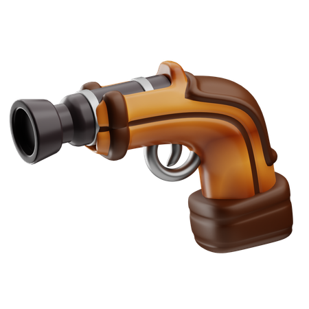 Pirate pistol  3D Icon