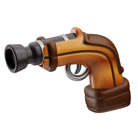 Pirate pistol  3D Icon