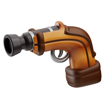 Pirate pistol  3D Icon