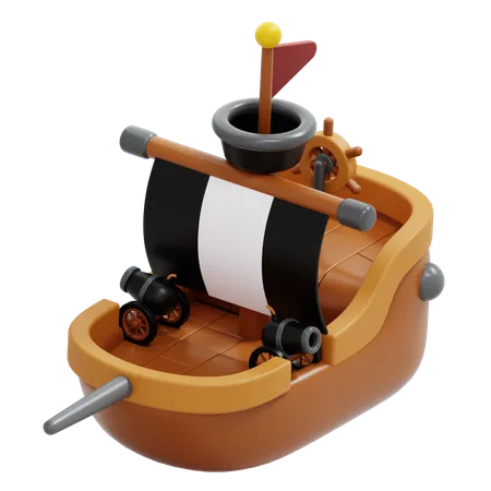 PIRATE SHIP  3D Icon