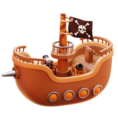 PIRATE SHIP  3D Icon