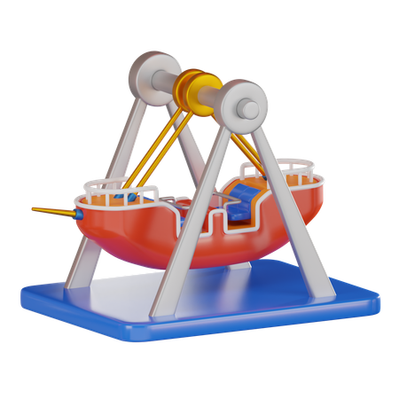 Pirate Ship Rides  3D Icon