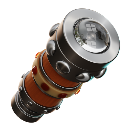 Pirate Telescope  3D Icon