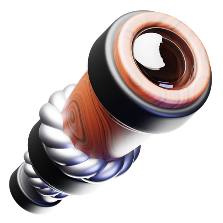 Pirate Telescope  3D Icon