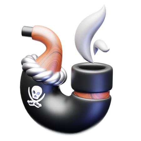 Piraten-Pfeife  3D Icon