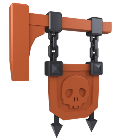 Piratenbrett  3D Icon