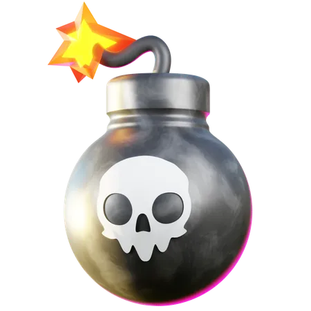 Pirates bomb  3D Icon