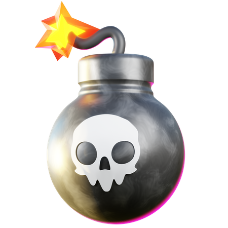 Pirates bomb  3D Icon