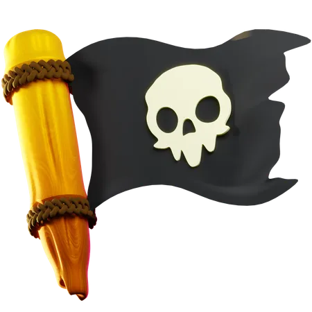 Pirates flag  3D Icon